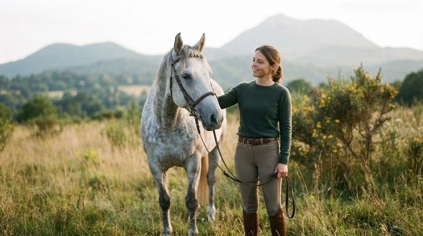 Cours d'équitation à Bézenet, Allier